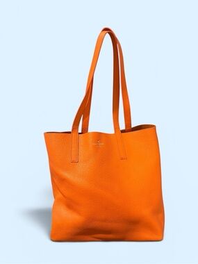 Kate Spade New York Henry Lane Lulu Tote in the "Ablaze" orange color